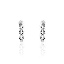 Discount Histoire d'Or Créoles Kezya Argent Blanc