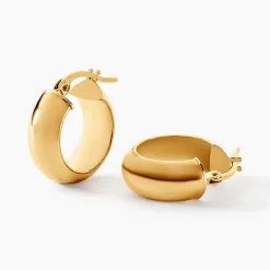 Histoire d'Or Créoles Kurtis Or Jaune* Boucles D'Oreilles|Boucles D'Oreilles Créoles