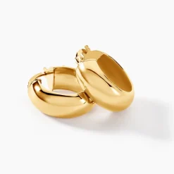 Histoire d'Or Créoles Kurtis Or Jaune* Boucles D'Oreilles|Boucles D'Oreilles Créoles