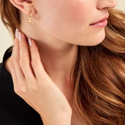 Discount Histoire d'Or Créoles Ladonna Or Jaune