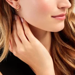 Histoire d'Or Créoles Lexus Or Jaune* Boucles D'Oreilles|Boucles D'Oreilles Créoles