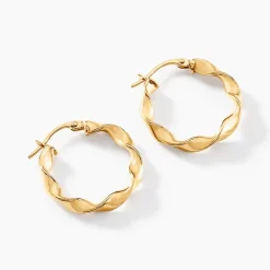 Histoire d'Or Créoles Lexus Or Jaune* Boucles D'Oreilles|Boucles D'Oreilles Créoles