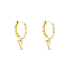 Histoire d'Or Créoles Ligeia Or Jaune Oxyde De Zirconium