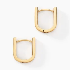 Histoire d'Or Créoles Linkora Or Jaune* Boucles D'Oreilles|Boucles D'Oreilles Créoles