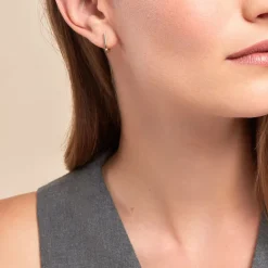 Histoire d'Or Créoles Linkora Or Jaune* Boucles D'Oreilles|Boucles D'Oreilles Créoles