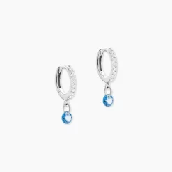 Histoire d'Or Créoles Lisenn Argent Blanc Oxyde De Zirconium* Boucles D'Oreilles|Boucles D'Oreilles Fantaisie