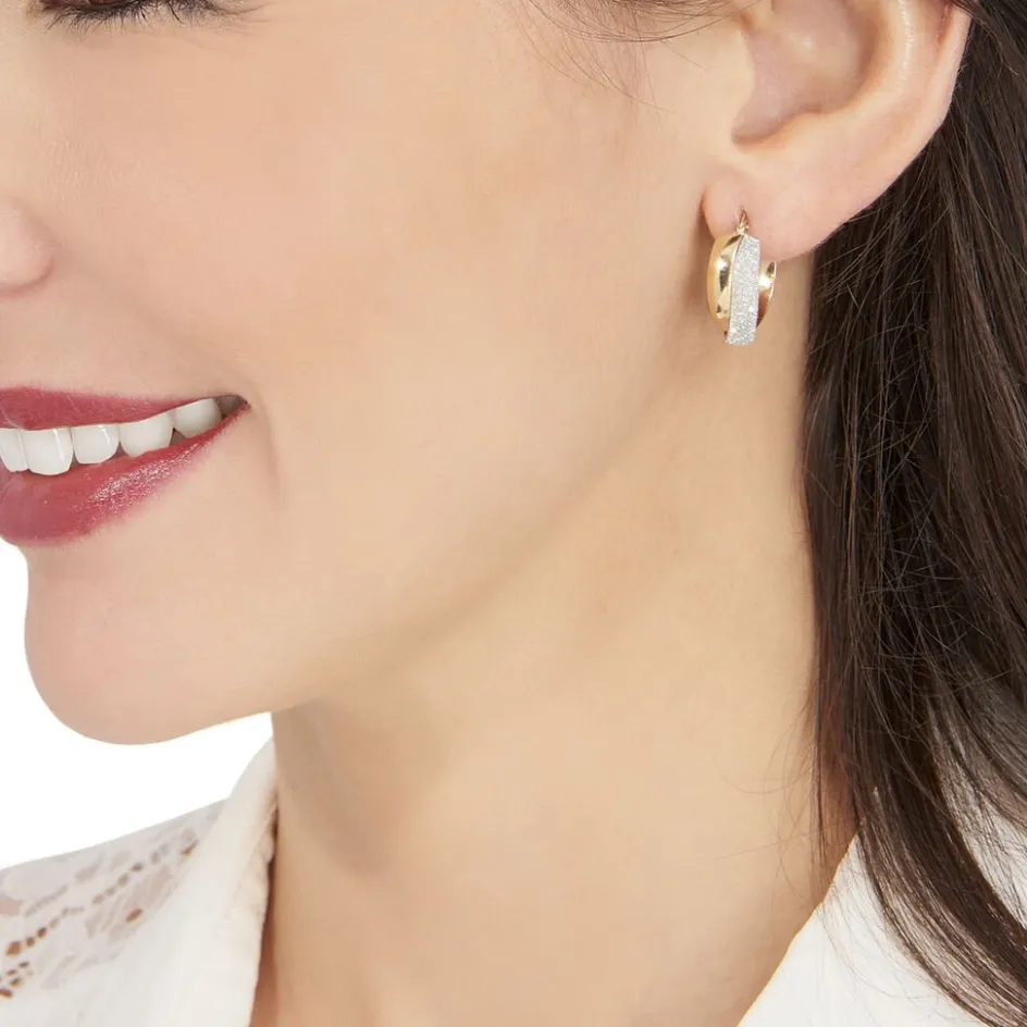 Online Histoire d'Or Créoles Lolly Or Bicolore