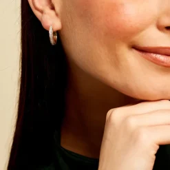 Histoire d'Or Créoles Lolly Or Jaune* Boucles D'Oreilles|Boucles D'Oreilles Créoles