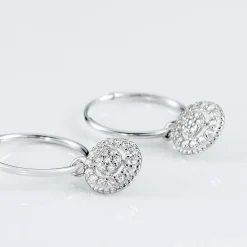 Clearance Histoire d'Or Créoles Lulu Or Blanc Oxyde