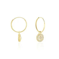 Histoire d'Or Créoles Lulu Or Jaune Oxyde* Boucles D'Oreilles|Boucles D'Oreilles Créoles