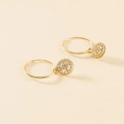 Histoire d'Or Créoles Lulu Or Jaune Oxyde* Boucles D'Oreilles|Boucles D'Oreilles Créoles