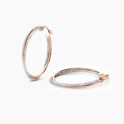 Histoire d'Or Créoles Maelia Or Bicolore* Boucles D'Oreilles|Boucles D'Oreilles Créoles