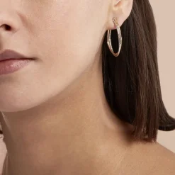 Discount Histoire d'Or Créoles Maelia Or Bicolore