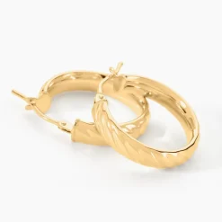 Discount Histoire d'Or Créoles Mara Or Jaune