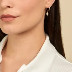 Best Histoire d'Or Créoles Marvella Or Jaune Nacre or jaune nacre blanc