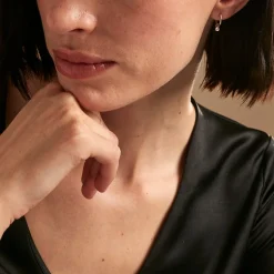 Histoire d'Or Créoles Massimo Or Jaune Oxyde De Zirconium* Boucles D'Oreilles|Boucles D'Oreilles Créoles