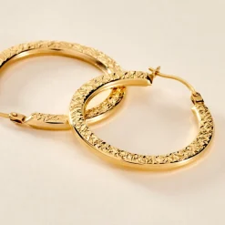 Histoire d'Or Créoles Mauri Or Jaune* Boucles D'Oreilles|Boucles D'Oreilles Créoles