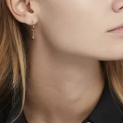 Histoire d'Or Créoles Meira Plaqué Or Jaune* Boucles D'Oreilles|Boucles D'Oreilles Fantaisie