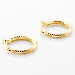 Histoire d'Or Créoles Merraine Or Jaune* Boucles D'Oreilles|Boucles D'Oreilles Créoles