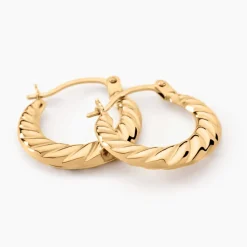 Histoire d'Or Créoles Morna Or Jaune* Boucles D'Oreilles|Boucles D'Oreilles Créoles