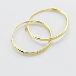 Histoire d'Or Créoles Muses Or Jaune* Boucles D'Oreilles|Boucles D'Oreilles Créoles