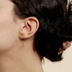 Histoire d'Or Créoles Muses Or Jaune* Boucles D'Oreilles|Boucles D'Oreilles Créoles