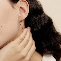 Histoire d'Or Créoles Muses Or Jaune* Boucles D'Oreilles|Boucles D'Oreilles Créoles