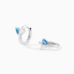 Histoire d'Or Créoles Myhalf De Zirconium* Boucles D'Oreilles|Boucles D'Oreilles Fantaisie