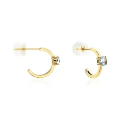 Histoire d'Or Créoles Nottingham Or Jaune Topaze* Boucles D'Oreilles|Boucles D'Oreilles Créoles