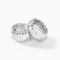 Histoire d'Or Créoles Oksanne Argent Blanc* Boucles D'Oreilles|Boucles D'Oreilles Créoles