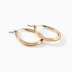 Histoire d'Or Créoles Olivia Ovale Plaqué Or Jaune* Boucles D'Oreilles|Boucles D'Oreilles Fantaisie