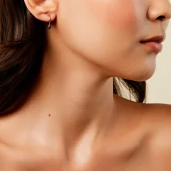 Histoire d'Or Créoles Onora Or Jaune Saphir* Boucles D'Oreilles|Boucles D'Oreilles Créoles