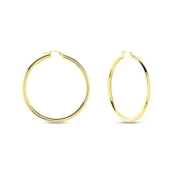 Histoire d'Or Créoles Or Jaune Rond* Boucles D'Oreilles|Boucles D'Oreilles Créoles