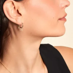 Histoire d'Or Créoles Orinthia Or Jaune* Boucles D'Oreilles|Boucles D'Oreilles Créoles