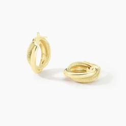 Histoire d'Or Créoles Orthys Or Jaune* Boucles D'Oreilles|Boucles D'Oreilles Créoles