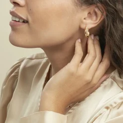 Histoire d'Or Créoles Orthys Or Jaune* Boucles D'Oreilles|Boucles D'Oreilles Créoles