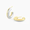 Histoire d'Or Créoles Perfect Match Argent Bicolore* Boucles D'Oreilles|Boucles D'Oreilles Créoles