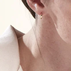 Histoire d'Or Créoles Plaqué Or Eva* Boucles D'Oreilles|Boucles D'Oreilles Fantaisie