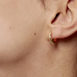 Histoire d'Or Créoles Shalana Or Jaune* Boucles D'Oreilles|Boucles D'Oreilles Créoles