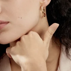 Histoire d'Or Créoles Shalana Or Jaune* Boucles D'Oreilles|Boucles D'Oreilles Créoles