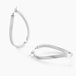 Sale Histoire d'Or Créoles Silla or blanc