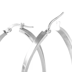 Sale Histoire d'Or Créoles Silla or blanc