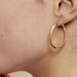 Online Histoire d'Or Créoles Silla or jaune