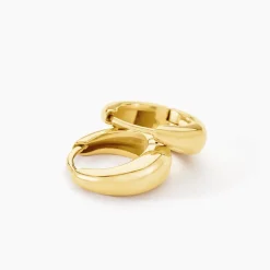 Histoire d'Or Créoles Skadi Acier Jaune* Boucles D'Oreilles|Boucles D'Oreilles Fantaisie