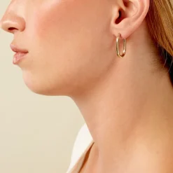 Histoire d'Or Créoles Sostrate Or Jaune* Boucles D'Oreilles|Boucles D'Oreilles Créoles