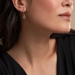 Histoire d'Or Créoles Spellia Argent Blanc