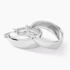 Histoire d'Or Créoles Suliac Argent Blanc* Boucles D'Oreilles|Boucles D'Oreilles Fantaisie