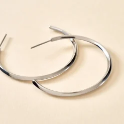 Discount Histoire d'Or Créoles Tahaa Acier Blanc