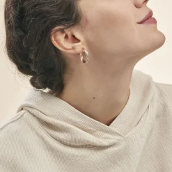 Outlet Histoire d'Or Créoles Tanya Or Tricolore