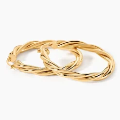 Discount Histoire d'Or Créoles Tegan Or Jaune